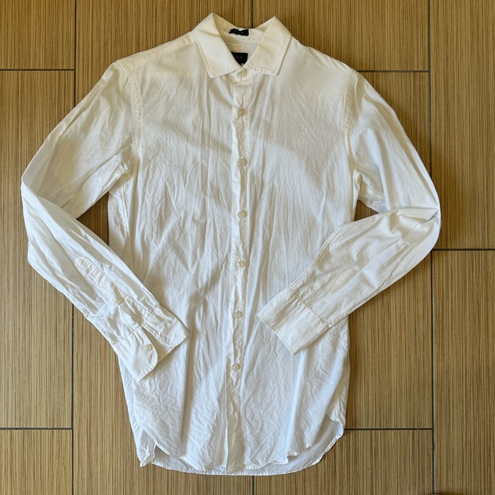 J. Crew Ludlow Crisp White Dress Shirt
